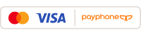 Visa and Mastercard credit or debit cards | Payphone