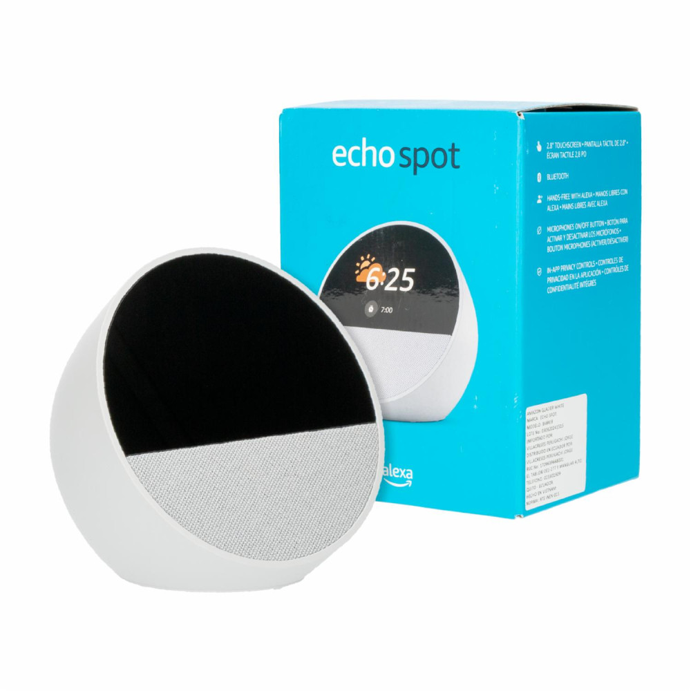 parlante-amazon-echo-spot-blanco-alexa